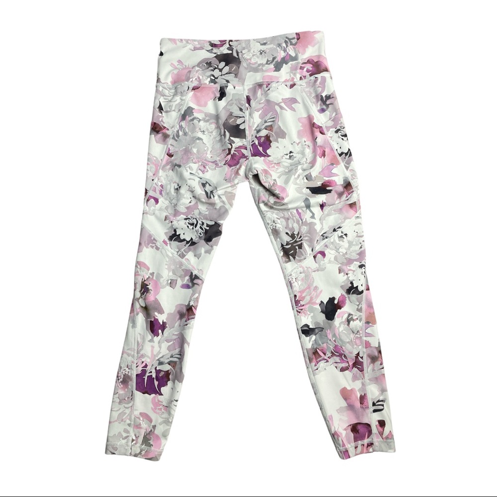 Women’s Athleta Salutation Stash Pocket Leggings in Peony Size Medium - Picture 3 of 10